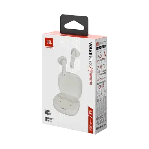 AUDIFONOS JBL WAVE FLEX BLANCO