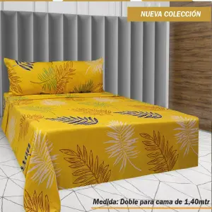 Juego de sabanas cama doble microfibra