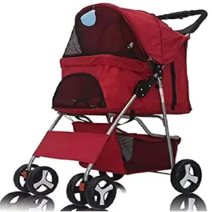 Coche de mascota 4 ruedas