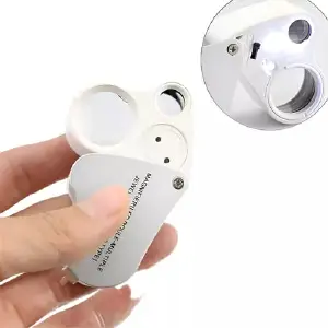 Lupa Aumento Doble Lente 60x 12mm