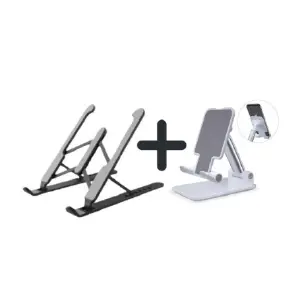 COMBO BASE PARA PC + HOLDER PARA CELULAR