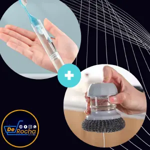 Combo cepillo dispensador+cepillo diente