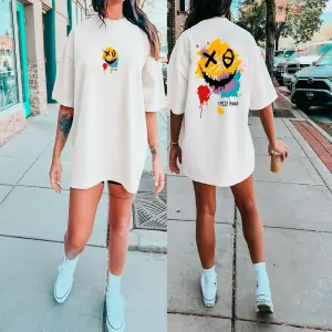 Camisetas grficas oversize - 731781