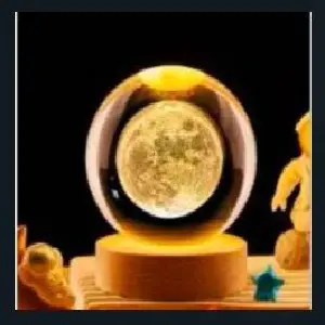 Lámpara Esfera de Cristal: Elegancia Iluminada - Lampara Esfera de cristal 6 cm