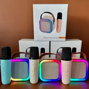 Karaoke portátil con micrófono inalámbri