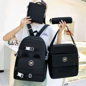 Morral de 4 Piezas para Mujer: Elegancia y Practicidad - Morral de 4 Piezas para Mujer