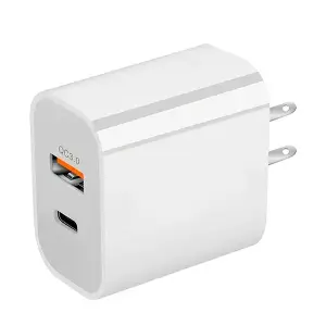 Convertidor Usb Y Tipo C D Pared 20w Qc