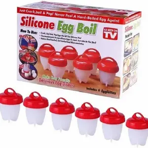 Hervidor De Huevos Silicona Fácil Egg Bo