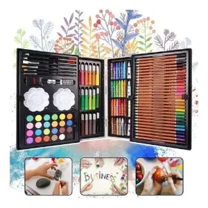 Set De Arte En Caja Metálica