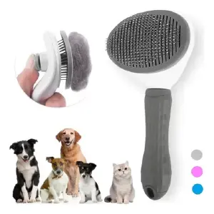Peine Mascotas Autolimpieza