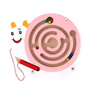 Juego Laberinto Magnetico Caracol Didact