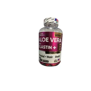 Aloe Vera y Elastina Facial x 60