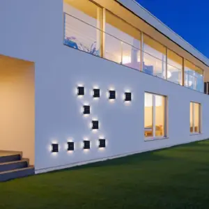 Luz Solar Para Pared 6+6LED