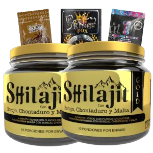Shlajit Gold x2 +Gumies +Sachet +Mero 5g