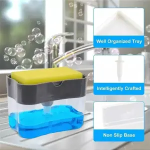 Dispensador De Jabon Líquido + Esponja P