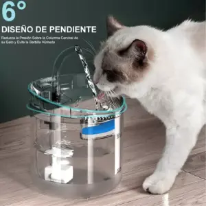 Fuente De Agua Para Mascotas Gatos Silen