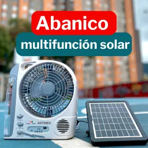 Ventilador Recargable 6 en 1  GD-8028