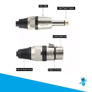 Cable Plug Auxiliar Trs 6,35mm A Canon