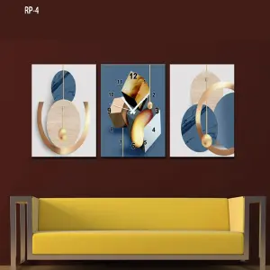 RELOJ PARED ESTILO POLIPTICO 3 PIEZAS RP-4: Elegancia y Precisión en tu Hogar - RELOJ PARED ESTILO POLIPTICO 3 PIEZ RP-4