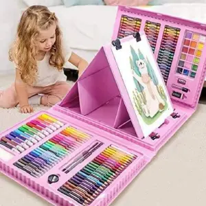 SET KIT DE ARTE DIBUJO COLORES PARA NIÑO