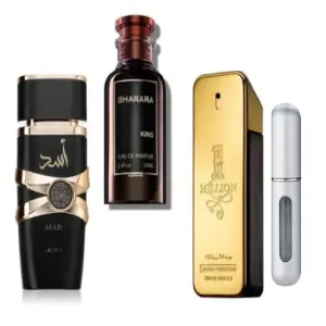Kit(Asas+Bharara+One Million+perfumero)