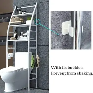 Estante Organizador de baño curvo