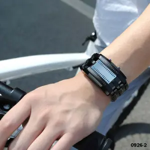 0926-2 RELOJ NEGRO SKMEI BINARIO GRANDE