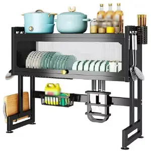 ESCURRIDOR DE PLATOS CON ALMACENAMIENTO