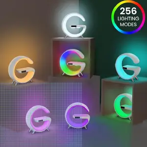 Lampara Parlante Luz Rgb Bluetooth