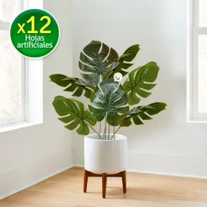 Plantas Artificiales Hojas M X12 6291