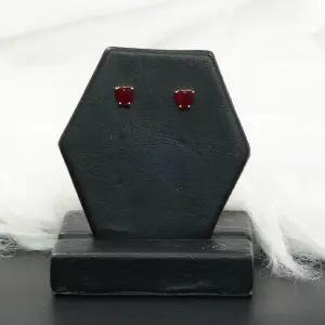 TOPO CORAZON ROJO TIPO DIAMANT DORAD#5