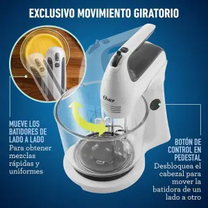 Batidora de mano y pedestal Oster 3611