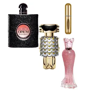 Rose rush p+fame+black opium+perfumero