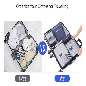 Kit Organizadores De Viaje x6 Piezas