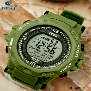 CF-435-5 RELOJ XINJIA DIG VERDE EST