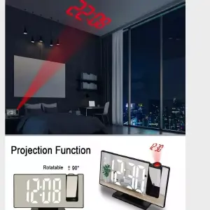 Reloj Despertador Mesita Noche Led Proye