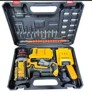 Taladro Inalámbrico DrillMaster PRO 2.0™️: ¡Potencia y Precisión en tus Manos! - Taladro Inalambrico 36v Percutor