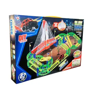 Pista De Puente Carro Camioneta Luces