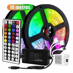 Cinta Tira Luces Led Rgb Bluetooth 10 Me
