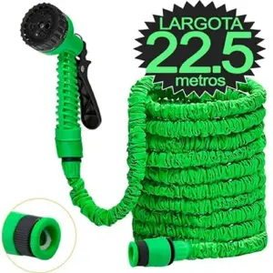 Manguera Expandible 22,5m Pistola Verde