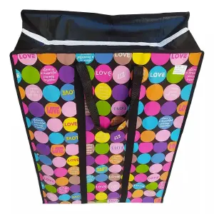 Bolsa Talego Estampada Cremallera Grande