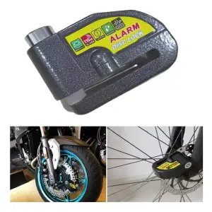 Candado Moto Alarma Freno De Disco