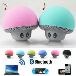 Bafle de hongo bluetooth con ventosa