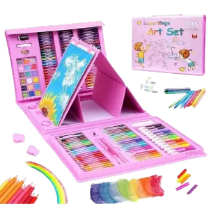 Set de arte 208 piezas (tamaño carta)