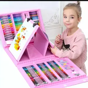 Set De Arte Niños Maleta 208 Piezas Cray