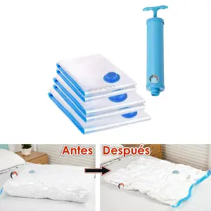 Pack De Bolsas Al Vacío Ahorradoras: ¡Organiza y Optimiza tu Espacio! - Pack De Bolsas Al Vacío Ahorradoras