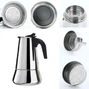 Cafetera Express En Acero Inoxidable 9Tz
