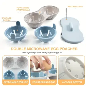 Cocedor De Huevos Para Microondas 2 Cavi