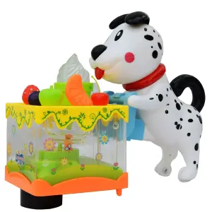 Robot Perro Heladeria Frutas Interactivo