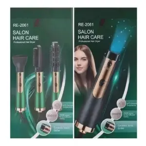 Cepillo Secador Alisador Cabello 3 Cabez